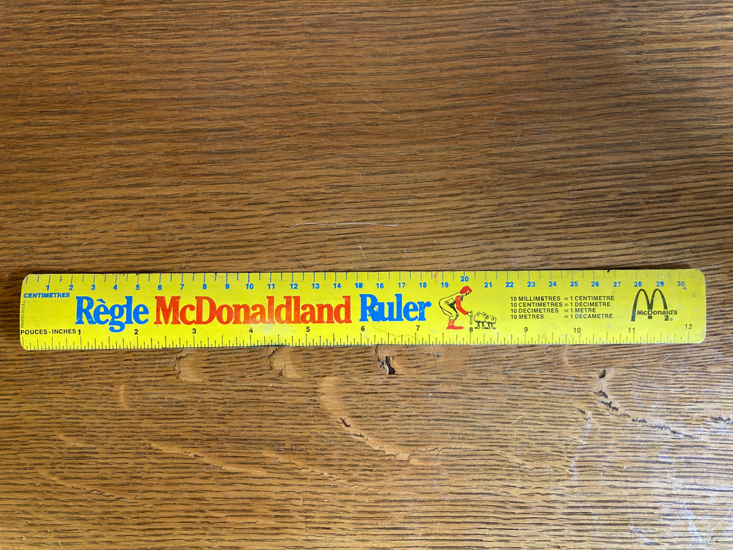 McDonalds Ruler