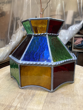 Load image into Gallery viewer, Pair of Stained Glass Shades

